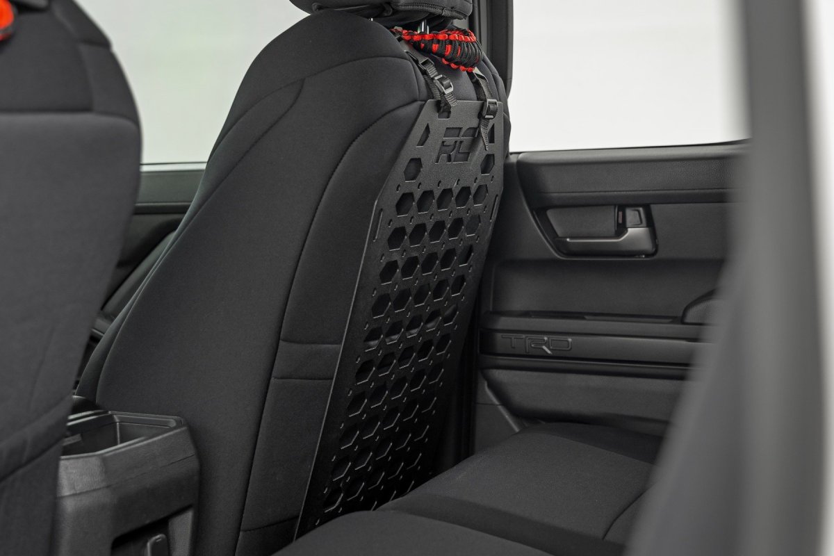 Seat Back MOLLE Panel - Rough Country - Black